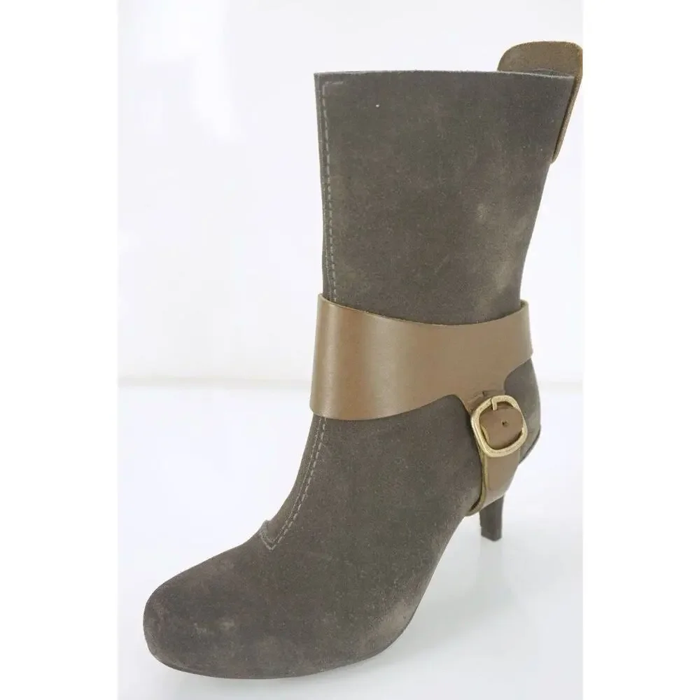 Pedro Garcia Suede Addison Removable Harness Boots Platform